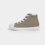 Rainbolts - Kids Hightop Canvas Shoe