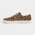 Cheetah Women's Lace Up Canvas Shoe