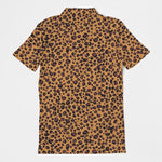 Cheetah Men's Slim Fit Short Sleeve Polo