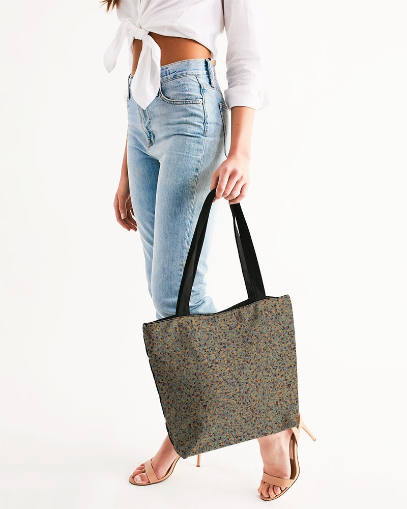 Dragon Skin Canvas Zip Tote