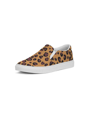 Cheetah Men's Slip-On Canvas Shoe