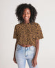 Cheetah Women's Lounge Cropped Tee