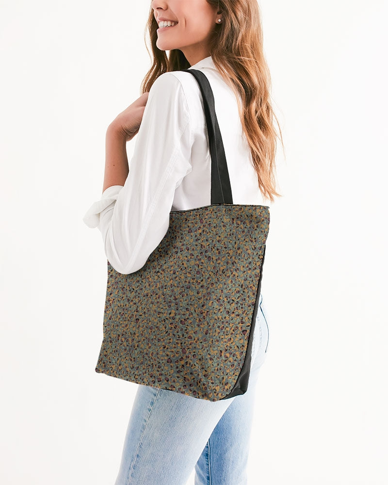 Dragon Skin Canvas Zip Tote