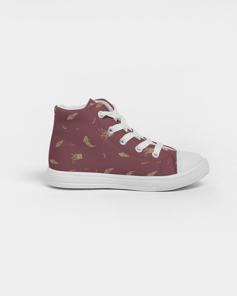 Fave Foods - Kids Hightop Canvas Shoe