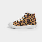 Cheetah Kids Hightop Canvas Shoe