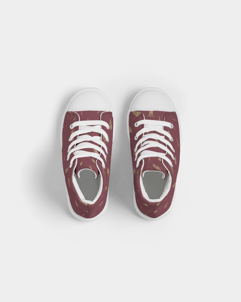 Fave Foods - Kids Hightop Canvas Shoe