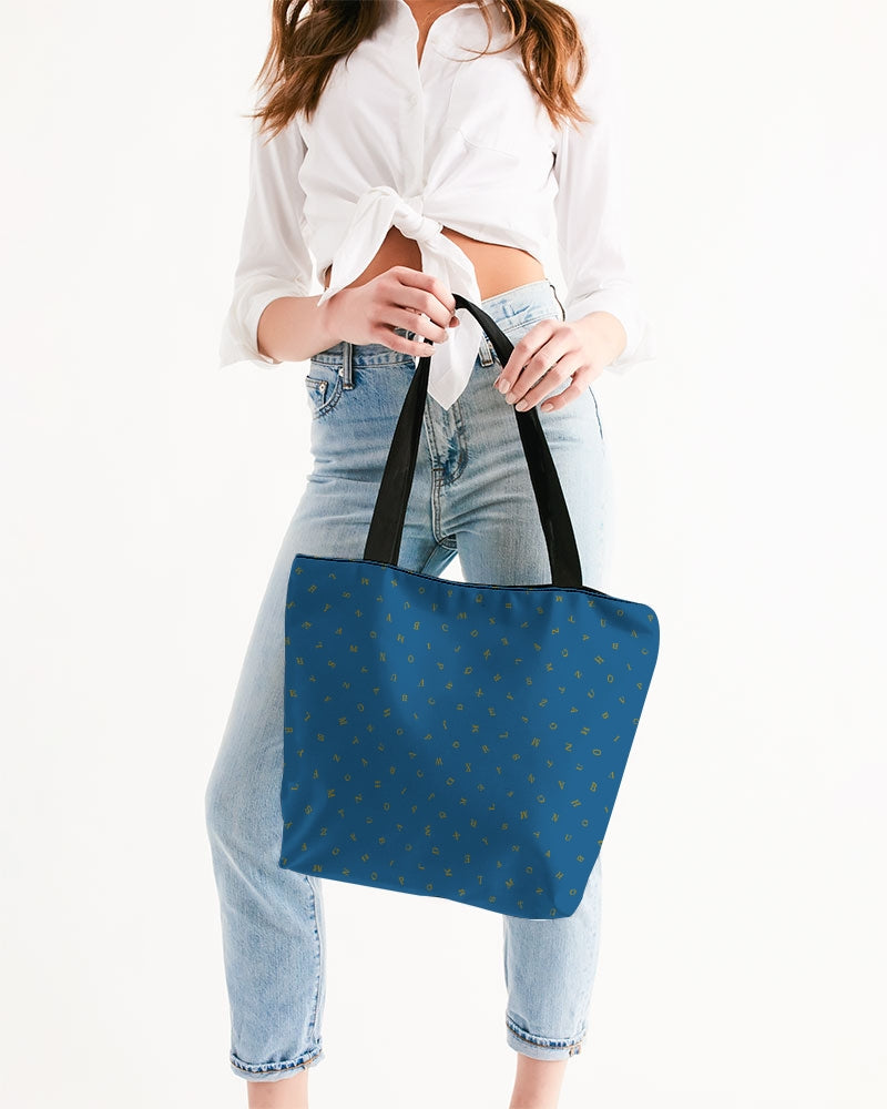 Alphablue Canvas Zip Tote