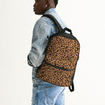 Cheetah Small Canvas Backpack