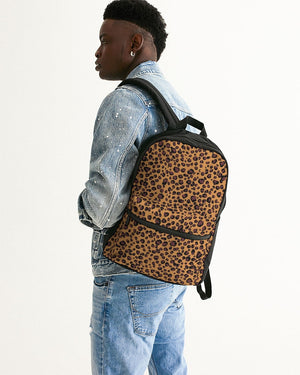 Cheetah Small Canvas Backpack