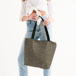 Dragon Skin Canvas Zip Tote