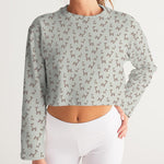 Balloon Giraffes Women's Cropped Crew