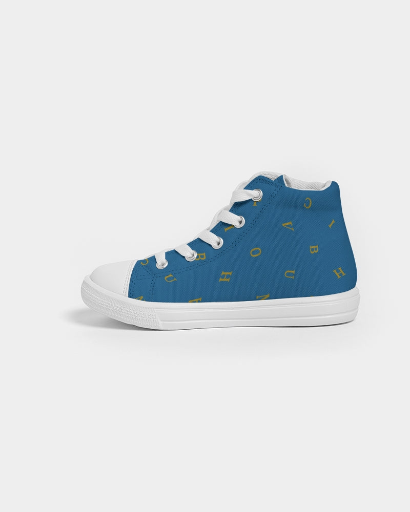 Alphablue Kids Hightop Canvas Shoe