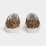 Cheetah Women's Lace Up Canvas Shoe