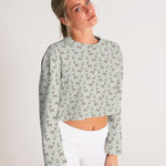 Balloon Giraffes Women's Cropped Crew