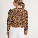 Cheetah Women's Cropped Crew