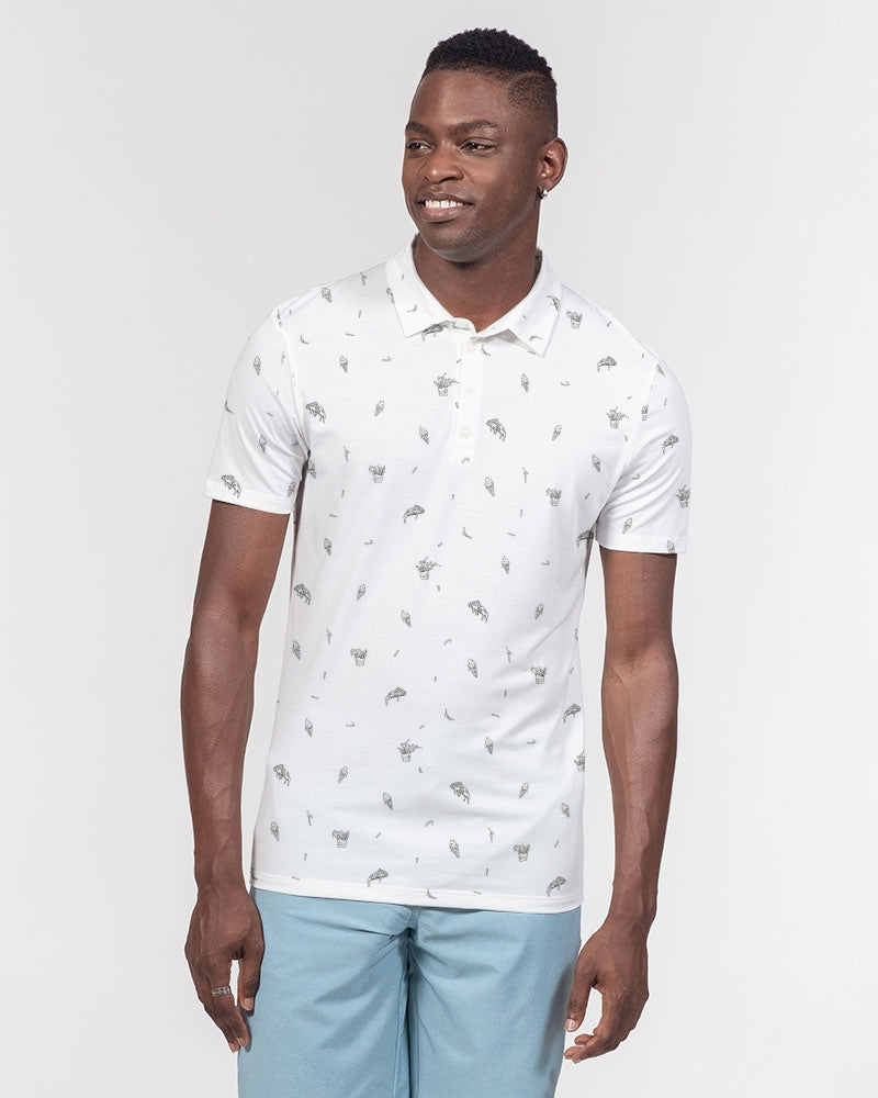 Fave Foods - Men's Slim Fit Short Sleeve Polo