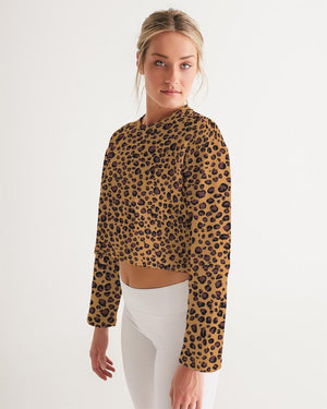 Cheetah Women's Cropped Crew