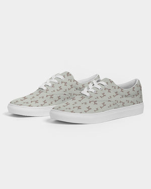 Balloon Giraffes Women's Lace Up Canvas Shoe