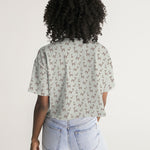 Balloon Giraffes Women's Lounge Cropped Tee