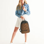 Cheetah Small Canvas Backpack