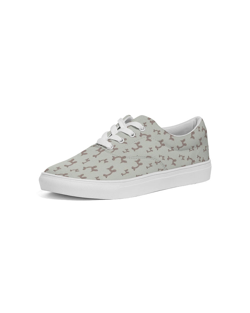 Balloon Giraffes Women's Lace Up Canvas Shoe