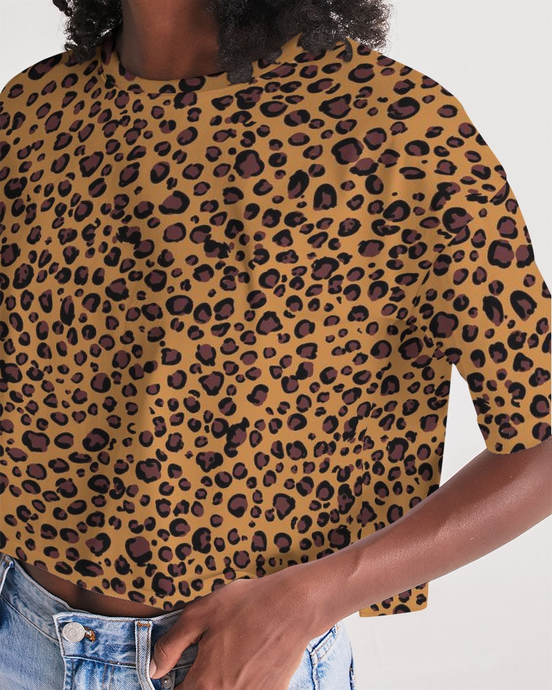 Cheetah Women's Lounge Cropped Tee