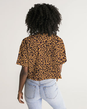 Cheetah Women's Lounge Cropped Tee