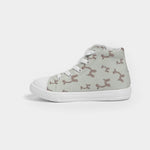 Balloon Giraffes Kids Hightop Canvas Shoe