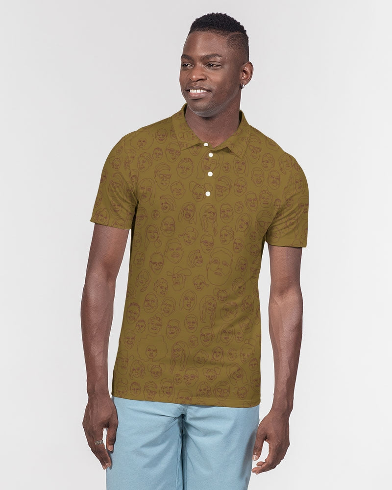 Faces - Men's Slim Fit Short Sleeve Polo