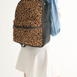 Cheetah Small Canvas Backpack