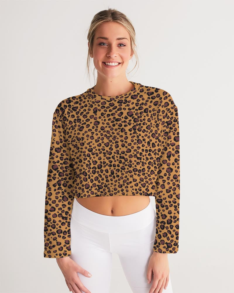 Cheetah Women's Cropped Crew