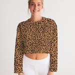 Cheetah Women's Cropped Crew