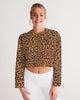 Cheetah Women's Cropped Crew