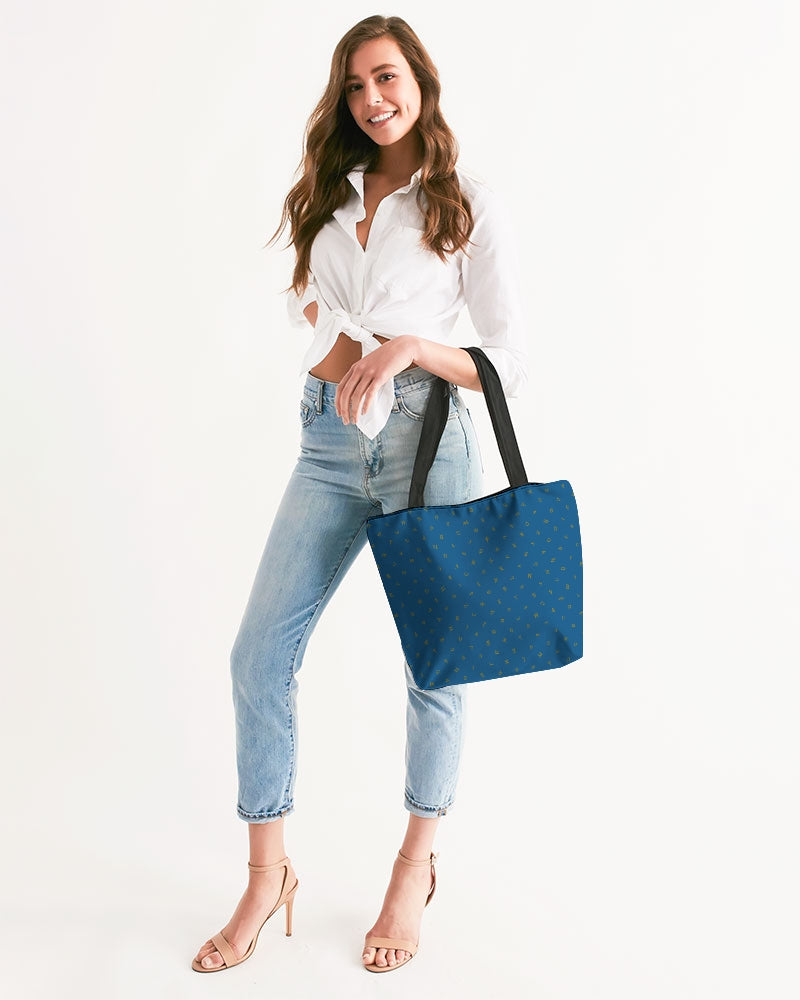 Alphablue Canvas Zip Tote