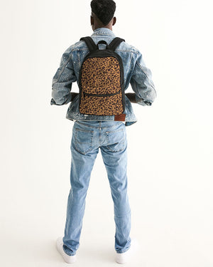 Cheetah Small Canvas Backpack