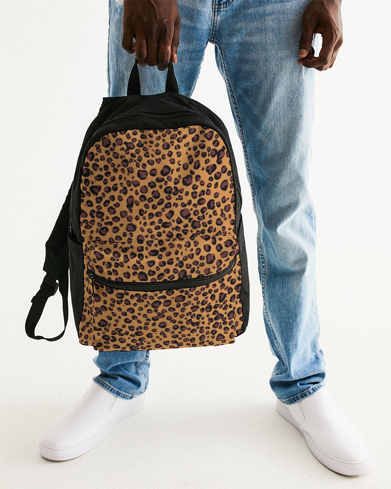 Cheetah Small Canvas Backpack