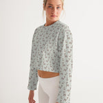 Balloon Giraffes Women's Cropped Crew