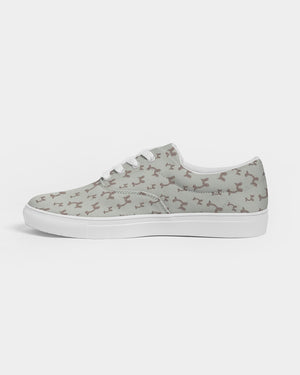 Balloon Giraffes Women's Lace Up Canvas Shoe