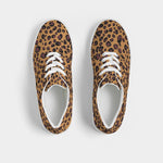 Cheetah Women's Lace Up Canvas Shoe