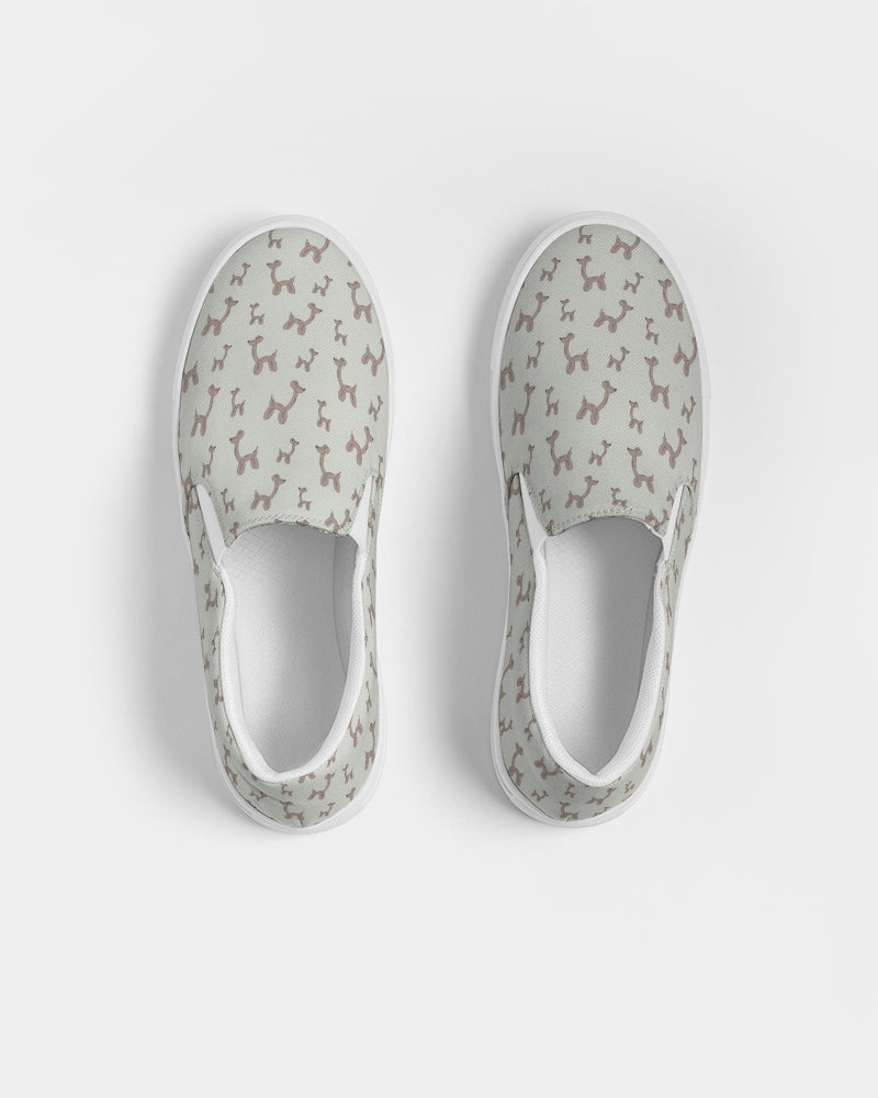 Balloon Giraffes Women's Slip-On Canvas Shoe