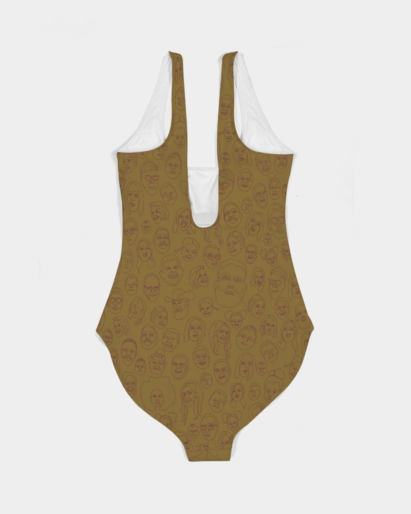 Faces - Women's One-Piece Swimsuit