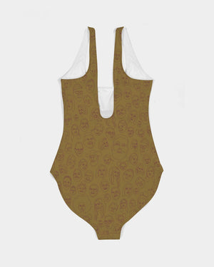 Faces - Women's One-Piece Swimsuit