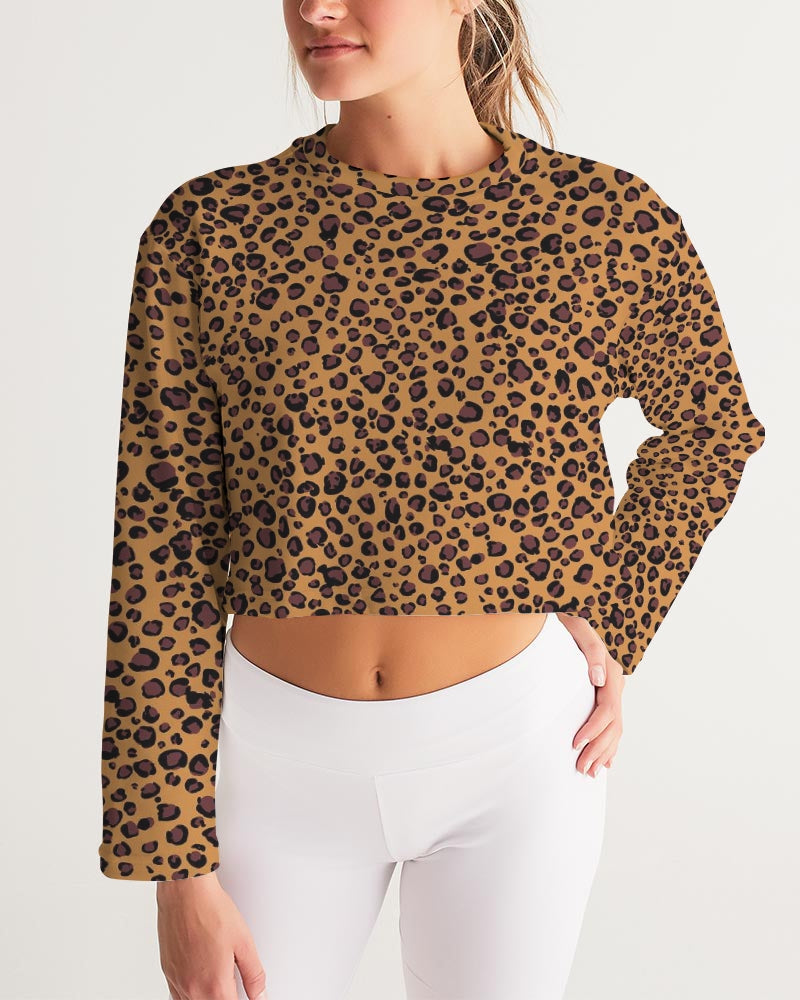 Cheetah Women's Cropped Crew