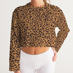 Cheetah Women's Cropped Crew