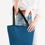 Alphablue Canvas Zip Tote