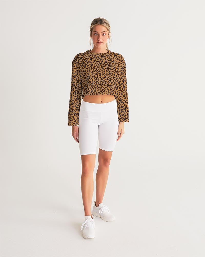 Cheetah Women's Cropped Crew