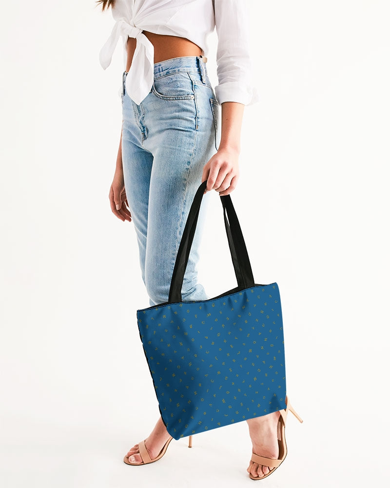 Alphablue Canvas Zip Tote