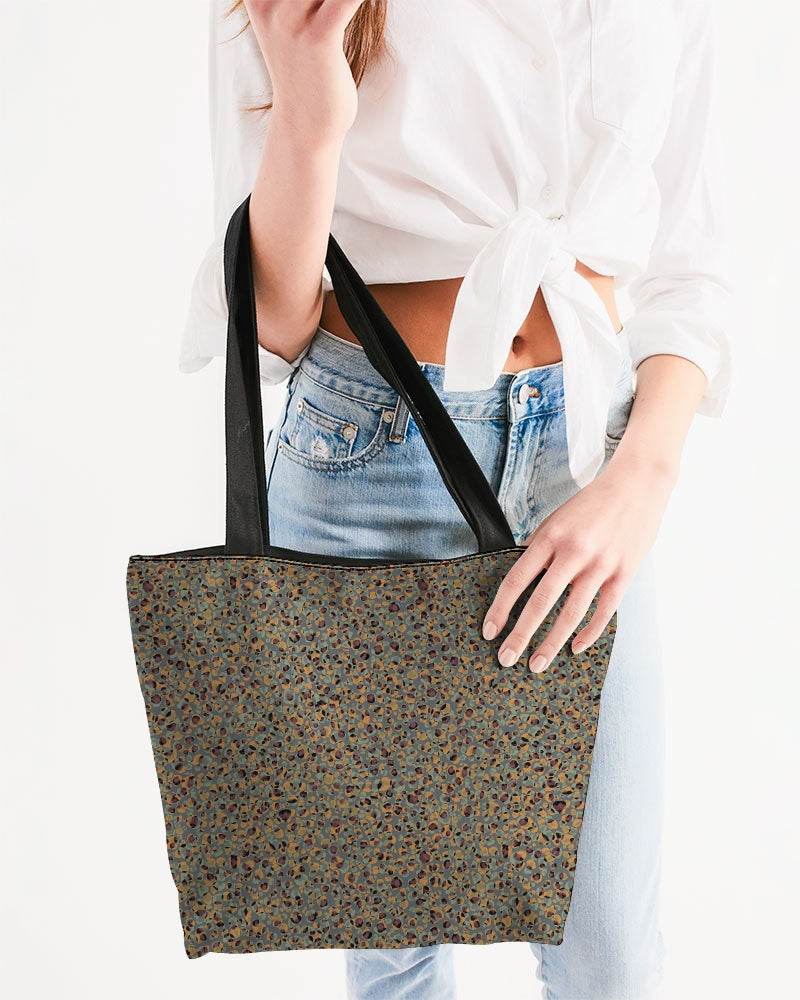 Dragon Skin Canvas Zip Tote