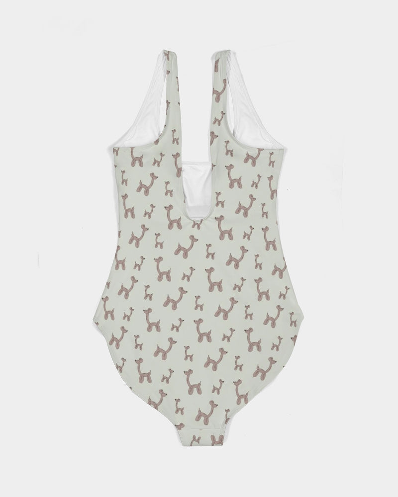 Balloon Giraffes Women's One-Piece Swimsuit