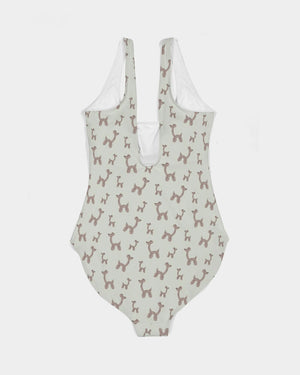 Balloon Giraffes Women's One-Piece Swimsuit